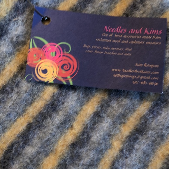 Felted wool purse - Picture 4 of 6